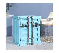 KRXSOBNV, Armoire de Rangement en métal rétro, casiers créatifs for Chambre/dortoir/Salle de Jeux for garçons, casiers for employés du sous-Sol du Garage,Armoires de Rangement Vintage(Blue)