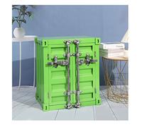 KRXSOBNV, Armoire de Rangement en métal rétro, casiers créatifs for Chambre/dortoir/Salle de Jeux for garçons, casiers for employés du sous-Sol du Garage,Armoires de Rangement Vintage(Green)