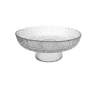 KRXSOBNV, Assiette à collation créative assiette à fruits en verre assiette à Dessert haut pied salon Table basse Table à manger assiette à collation for comptoir,Bol à fruits(Transparent)