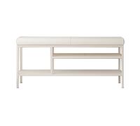 KRXSOBNV Banc de Rangement de Chaussures, Organisateur de Chaussures, Armoire à Chaussures, avec Rangement et sièges, for Salon, Bout de lit de Chambre à Coucher, Couloir(White+White)