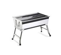 KRXSOBNV, Barbecue d'extérieur en Acier Inoxydable, Gril à Charbon de Bois Portable, Pliable, for la Maison, Pique-Nique, Four à Charbon, poêle à Charbon de Bois,Barbecue