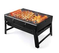 KRXSOBNV, Barbecue Fumeur d'extérieur de Table, for Pique-Nique, Jardin, terrasse, Camping, Voyage, 15.35'' x 11.41'' x 2.95'',Barbecue