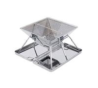 KRXSOBNV, Barbecue Grill Extérieur Barbecue Extérieur, Accessoires De Barbecue Pliable Barbecue Poêle À Charbon De Bois Grill Antiadhésif Extérieur,Barbecue