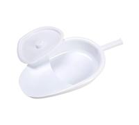 KRXSOBNV, Bassin de lit Portable avec Couvercle, Bassin de lit for Personnes âgées, Femmes et Hommes, Pot d'urine Durable et Facile à Nettoyer for Les hôpitaux et Les Soins à Domicile,Urinal