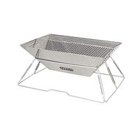 KRXSOBNV, BBQ Grill Extérieur Pliant en Acier Inoxydable Barbecue Grill Portable Camping Grills en Plein Air Charbon De Bois Barbecue Grill Rack Barbecue Accessoires,Barbecue