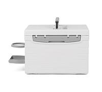 KRXSOBNV, Boîte à Outils, boîte pêche, Seau de, Mini glacière, légère et Portable, for appâts Vivants, Poissons, crevettes, matériel Rangement, Peut s'asseoir, Petite,Boîte à pêche