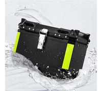 KRXSOBNV, Boîte de queue épaisse, valises supérieures de bagages arrière en aluminium for moto, fixation rétractable et mécanisme d'attache de sécurité, avec serrure de sécurité, for boîte à bagages d