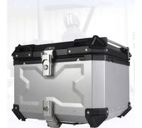 KRXSOBNV, Boîte supérieure de Moto, boîte de Casque d'outils de Rangement de Queue en Aluminium et Absorption des Chocs, for Scooter de Moto avec matériel de Montage,Support de Coffre de Moto