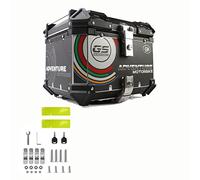 KRXSOBNV, Boîtier supérieur de Moto 28L 55L 65L 80L 100L, Coffre de Rangement de vélo avec Montage de boîte arrière de Verrouillage,Support de Coffre de Moto(E 45L)