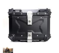 KRXSOBNV, Boîtier supérieur de Moto 45/55/65/80/100L, boîte arrière de Coffre de Moto en Aluminium avec Serrure de sécurité for Bagages de Casque de Magasin,Support de Coffre de Moto