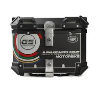 KRXSOBNV, Boîtier supérieur de Moto, boîte arrière épaisse, boîte de Rangement de Queue de Moto à dégagement Rapide for Casque de Magasin, Grands Bagages,Support de Coffre de Moto(Black,65L: L 56cm*W