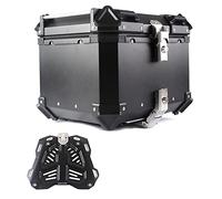 KRXSOBNV, Boîtier supérieur for Moto 28-100L, boîtier supérieur en Aluminium for Moto, boîtier arrière for cyclomoteur, avec Verrouillage de sécurité,Support de Coffre de Moto(A 28L)