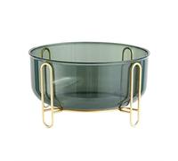 KRXSOBNV, Bol à fruits en fer léger, plat à fruits rond de style moderne, pièce maîtresse for légumes, pain, collations - 21,6 cm de diamètre,Bol à fruits
