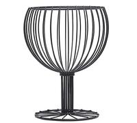 KRXSOBNV, Bol à fruits en fil métallique en forme de verre à vin, panier à fruits, bol à légumes, dessert, pâtisserie, support à gâteau for mariage, Noël/fête d'anniversaire,Bol à fruits