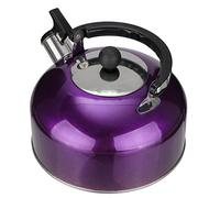 KRXSOBNV, Bouteilles d'eau, poêle à sifflet, théière, bouilloire à café, théière avec poignée for la maison et l'extérieur,Bouilloires à thé(Purple)