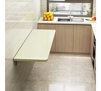 KRXSOBNV Bureau Pliant Mural permettant d'économiser de l'espace, Table d'étude for Ordinateur for Petits espaces, Table Pliante for Salle à Manger, Cuisine, Bureau et Bar(Maple,120x50cm/47x20in)