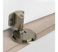 KRXSOBNV Butée de Porte en Acier Inoxydable， Support de Porte Robuste en Alliage Zinc, sans Clous, Autocollant, quincaillerie(C)