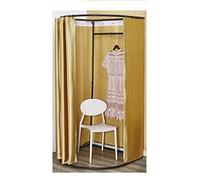 KRXSOBNV, Cabine d'essayage for Magasin de vêtements, vestiaire Stable avec Rideau d'ombrage for Plus d'intimité, Centre Commercial, Magasin de vêtements, Bureau ，Cabine d'essayage(I)