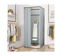 KRXSOBNV, Cabine d'essayage mobile dans le magasin de vêtements, tente à langer spacieuse, vestiaire portable for intimité, dressing à langer facile à assembler ，Cabine d'essayage(Silvery,100x100x200c