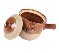 KRXSOBNV, Casserole traditionnelle chinoise en argile, marmite rétro, poêle à décoction, poterie en argile, cocotte avec couvercle, ustensiles de cuisine anciens for soupe,Marmite rétro