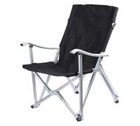 KRXSOBNV Chaise de Camping Pliante， Chaise de pêche Pliante extérieure en Alliage d'aluminium, Tabouret Camping avec Dossier Tissu Oxford 600D