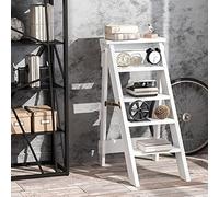 KRXSOBNV, Chaise d'échelle en Bois à 5 marches, tabourets échelle Pliante, escabeau Portable, bibliothèque Domicile, d'escalade, Pied Stoo ，Tabouret Pliant