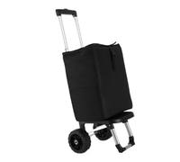 KRXSOBNV Chariot de supermarché, Chariot Utilitaire Pliable avec Sac Isotherme for épicerie