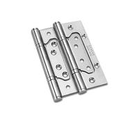 KRXSOBNV, Charnière de porte à fente libre de 4 pouces, nouveaux accessoires de meubles, en acier inoxydable 304 épais et silencieux, 2 pièces,Charnières