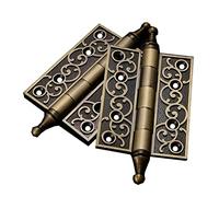 KRXSOBNV, Charnière de porte antivol, 2 pièces, charnière à ouverture plate pliante avec vis de montage, très adaptée aux portes lourdes,Charnières