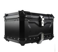 KRXSOBNV, Coffre supérieur de Moto, Coffre supérieur arrière de Moto, Coffre arrière en Aluminium for Casque et Bagages de Magasin, 36/45/55/65/80L,Support de Coffre de Moto