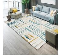 KRXSOBNV, Conception de Motif géométrique Style Minimaliste Luxe léger for Un Nettoyage Facile avec Support antidérapant Durable décoration la Maison ，Tapis(P 19,140 * 200)