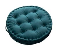 KRXSOBNV Coussins de Chaise, Coussin Rond avec poignée | Garnissage en Coton PP(Cyan)