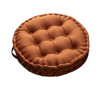 KRXSOBNV Coussins de Chaise, Coussin Rond avec poignée | Garnissage en Coton PP(Orange)