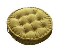KRXSOBNV Coussins de Chaise, Coussin Rond avec poignée | Garnissage en Coton PP(Yellow)