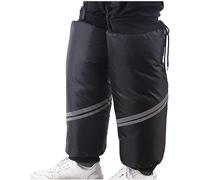 KRXSOBNV, Cyclisme Protection Contre Le Froid Coupe-Vent Genou Chaud artefact Hiver imperméable Fermeture éclair protège-Tibia ，Genouillères pour Moto(70cm)