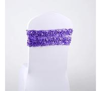 KRXSOBNV, Écharpes de Chaise, 10 pièces Ceinture de Chaise en élasthanne avec nœud Papillon for décoration de chaises de Mariage, Rosace en Satin for événement, fête, hôtel,Ceinture de Chaise(Blue)