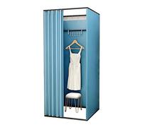 KRXSOBNV, Écran de confidentialité for cabine d'essayage de magasin, cloison mobile, vestiaire carré, vestiaire avec rideau d'ombrage, montage de vêtements for magasin mobile ，Cabine d'essayage(I,85x8