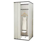 KRXSOBNV, Écran de confidentialité for cabine d'essayage de magasin, cloison mobile, vestiaire carré, vestiaire avec rideau d'ombrage, montage de vêtements for magasin mobile ,Cabine d'essayage(C,100x