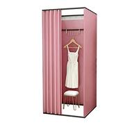 KRXSOBNV, Écran de confidentialité for cabine d'essayage de magasin, cloison mobile, vestiaire carré, vestiaire avec rideau d'ombrage, montage de vêtements for magasin mobile ，Cabine d'essayage(A,85x8