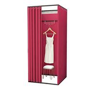 KRXSOBNV, Écran de confidentialité for cabine d'essayage de magasin, cloison mobile, vestiaire carré, vestiaire avec rideau d'ombrage, montage de vêtements for magasin mobile ，Cabine d'essayage(E,85x8