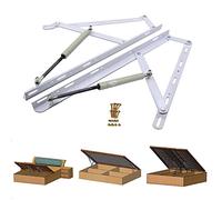 KRXSOBNV, Ensemble de mécanismes de levage pour deux lits, charnières à ressort pliables, accessoires pour charnières de lit, accessoires de charnière de lit, support pour lève-lit pneumatique (1500