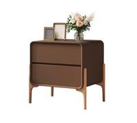 KRXSOBNV, Ensemble de table de nuit pour chambre à coucher, petite table de chevet contemporaine, armoire de rangement, tables d'appoint avec tiroirs pour maison de ferme, tables de chevet (marron, 50