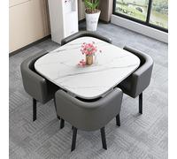 KRXSOBNV, Ensemble Table à Manger et chaises Bureau Salle de réunion réception négociation 1 4 for Appartement Familial,Table de conférence(J)