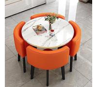 KRXSOBNV, Et chaises Petite Salle de réception Table Club avec Ensemble Ensemble Table à Manger Cuisine Simple 1 4 négociation réunions 80 cm,Table de conférence(F)