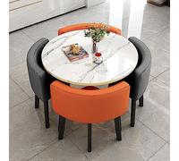 KRXSOBNV, Et chaises Petite Salle de réception Table Club avec Ensemble Ensemble Table à Manger Cuisine Simple 1 4 négociation réunions 80 cm,Table de conférence(A)