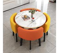 KRXSOBNV, Et chaises Petite Salle de réception Table Club avec Ensemble Ensemble Table à Manger Cuisine Simple 1 4 négociation réunions 80 cm,Table de conférence(I)