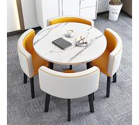 KRXSOBNV, Et chaises Petite Salle de réception Table Club avec Ensemble Ensemble Table à Manger Cuisine Simple 1 4 négociation réunions 80 cm,Table de conférence(L)