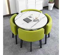 KRXSOBNV, Et chaises Petite Salle de réception Table Club avec Ensemble Ensemble Table à Manger Cuisine Simple 1 4 négociation réunions 80 cm,Table de conférence(G)