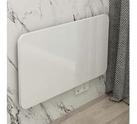 KRXSOBNV Étagère à Linge Flottante, établi Mural Pliant, Table Pliable avec Supports métalliques for Petit Espace 80x30cm(80x30cm)
