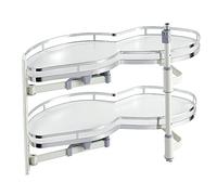 KRXSOBNV, Étendre Le Rangement d'angle de Cuisine, Armoire de Cuisine, Placard d'angle, Rangement extractible, carrousel d'angle de Cuisine, Extension de Rangement de Cuisine,Organisateur de Coin de